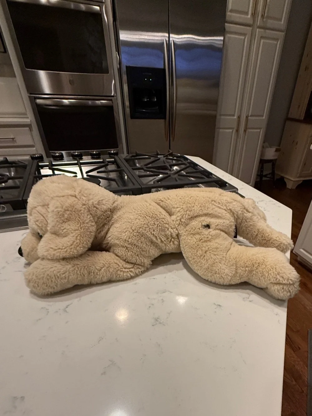 FAO Schwarz Cream Plush Golden Retriever Puppy Dog Toy 2021